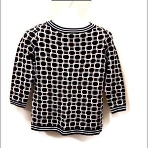 Sweater Talbots Merino Wool Checkers Top Blouse Sz OP